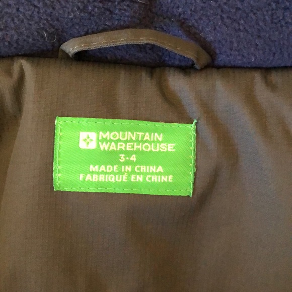 Mountain Warehouse ski jacket size 3-4 toddler - Picture 2 of 7